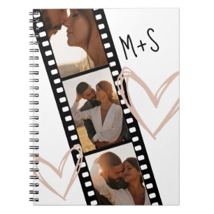 Caderno Espiral 3 Fotografias Amigos Casal BFF Filme de Trendência