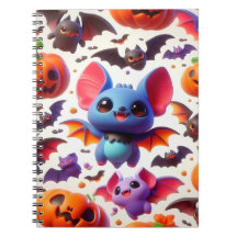3D cute bats halloween