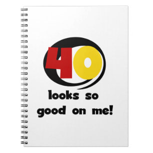 Caderno Espiral 40 me parece tão bom com camisetas e presentes
