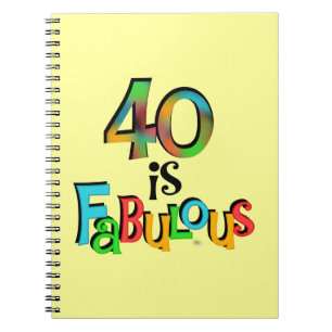 Caderno Espiral 40 são T-shirts e presentes fabulosos