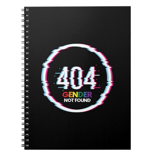 Caderno Espiral 426 Sexo Não Encontrado | LGBTQ Engraçado | Orgulh (Frente)