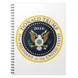 Caderno Espiral 45th Presidente dos Estados Unidos