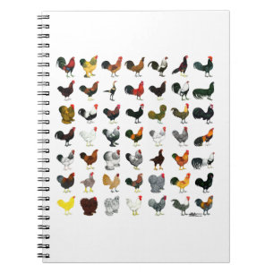 Caderno Espiral 49 Roosters