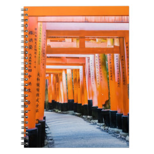 Caderno Espiral 50 tons de laranja - Senbon Torii, Quioto
