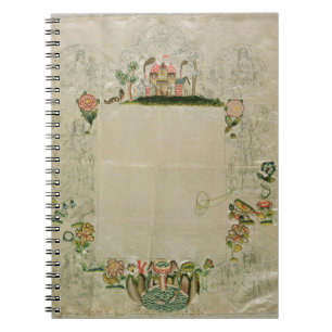 Caderno Espiral 53: Quadro do espelho, bordado inacabado no