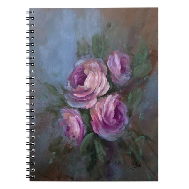 Caderno Espiral 630 Rosas (Frente)