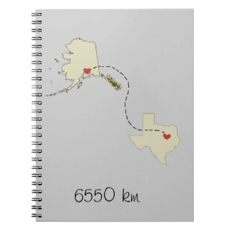 Caderno Espiral 6550 quilômetros