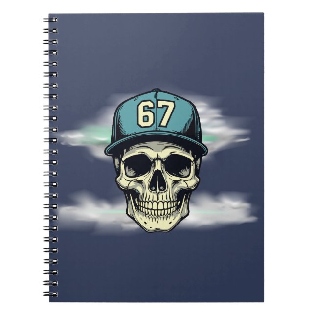 Caderno Espiral 67 Caveira (Frente)