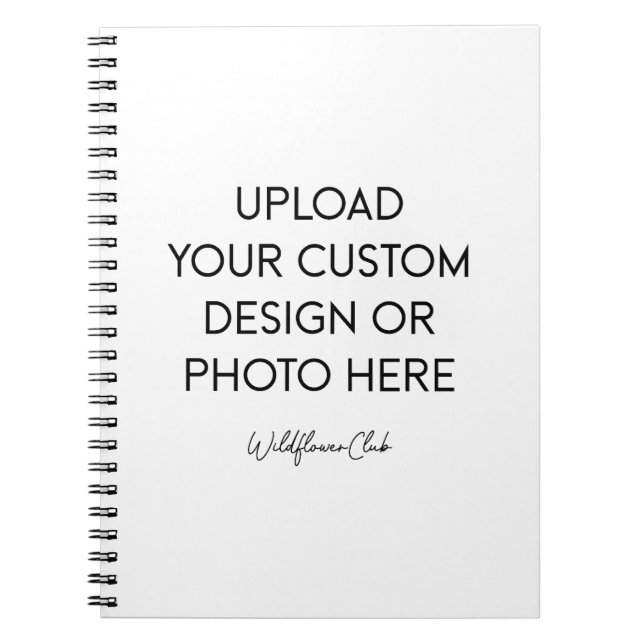 Caderno espiral 6,5" x 8,75" (Frente)