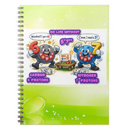 Caderno Espiral 6’7” Vital para Elementos Químicos de Sobrevivênci