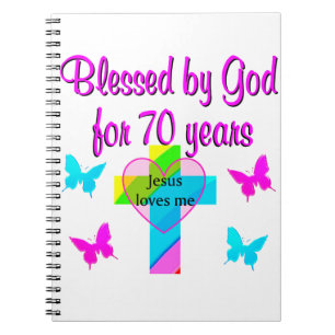 CADERNO ESPIRAL 70 BIRTHDAY REYER