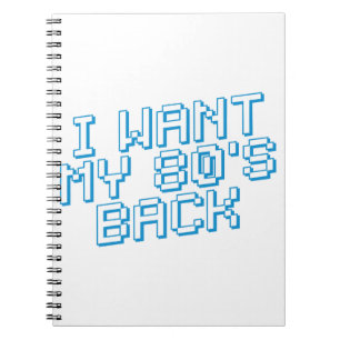 Caderno Espiral 80s com sobra