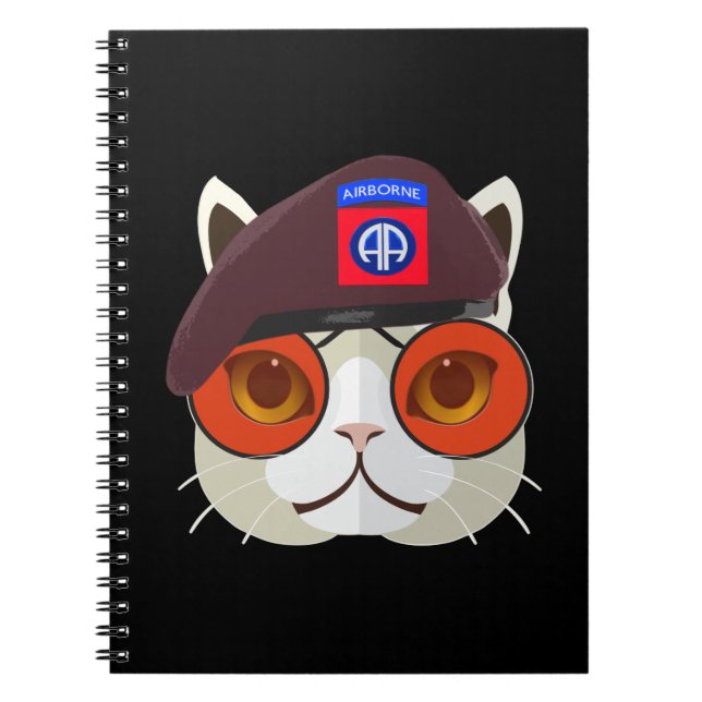 Caderno Espiral 82º Kat de Gatinho de bordo! (Frente)
