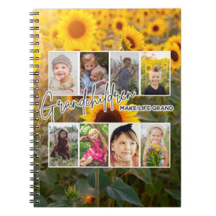 Caderno Espiral 8 Foto "Os netos fazem a vida grande"