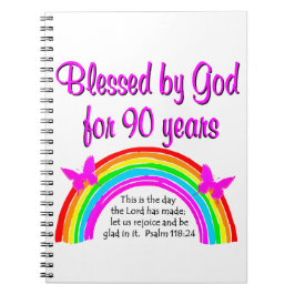 CADERNO ESPIRAL 90 BIRTHDAY BLESSING