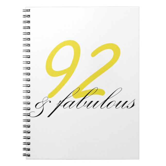 Caderno Espiral 92 e fabuloso (Frente)