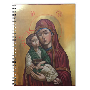 Caderno Espiral A Abençoada Mãe de Deus