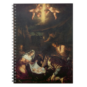 Caderno Espiral A adoração dos pastores (óleo em canvas)