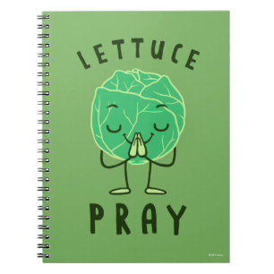 Caderno Espiral A alface Pray