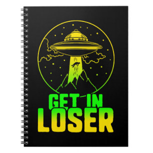 Caderno Espiral A alienígena obtem no presente da chalaça do