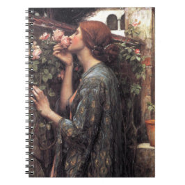 Caderno Espiral A Alma da Rosa (por John William Waterhouse)