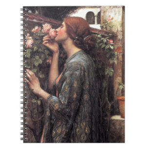 Caderno Espiral A Alma da Rosa (por John William Waterhouse)