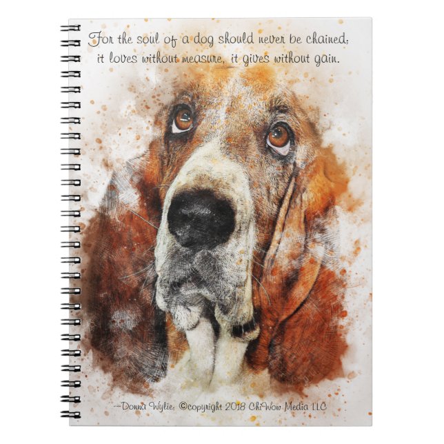 Caderno Espiral A alma de um cão (Frente)