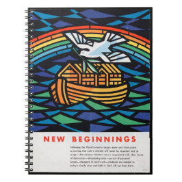 Caderno Espiral A Arca de Noah foi aprovada por fotos antigas esté