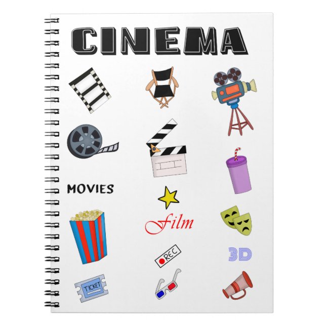 Caderno Espiral A arte do cinema (Frente)