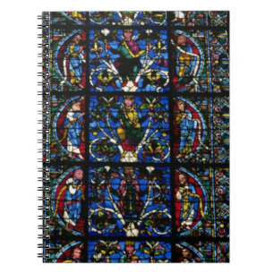 Caderno Espiral A árvore de Jesse, janela de lanceta no facad