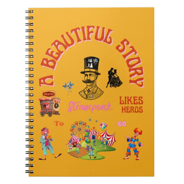 CADERNO ESPIRAL A BEAUTIFUL STORY  (Frente)