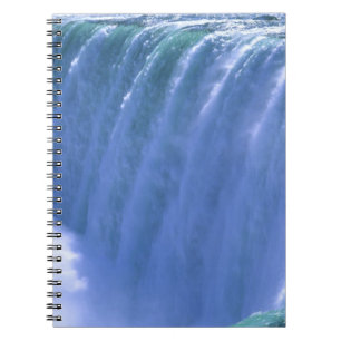 Caderno Espiral À Beira das Poderosas Cataratas do Niágara, Nova Y
