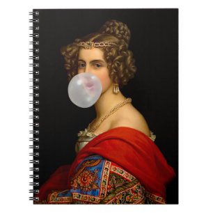 Caderno Espiral A Beleza Bávara e o Chiclete