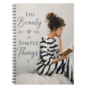 Caderno Espiral A Beleza das Coisas Simples Momentos Silenciosos