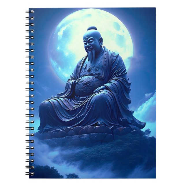 Caderno Espiral A Benção da Lua Sobre a Estátua Celestial (Frente)