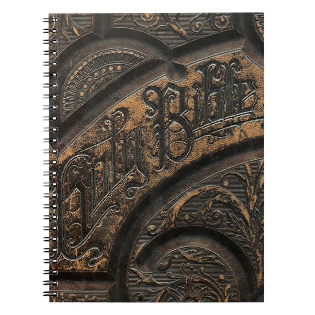 Caderno Espiral A Bíblia Sagrada velha (Frente)