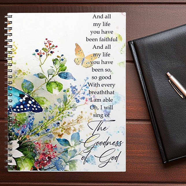 Caderno Espiral A bondade de Deus (Criador carregado)