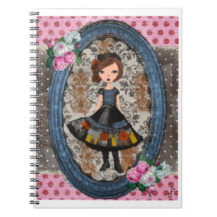 Caderno Espiral A Boneca de Papel Violeta: Uma História de Ameixa 