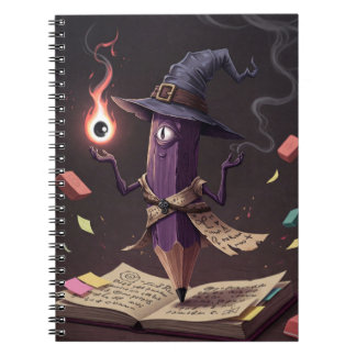Caderno Espiral A Bruxa do Desenho