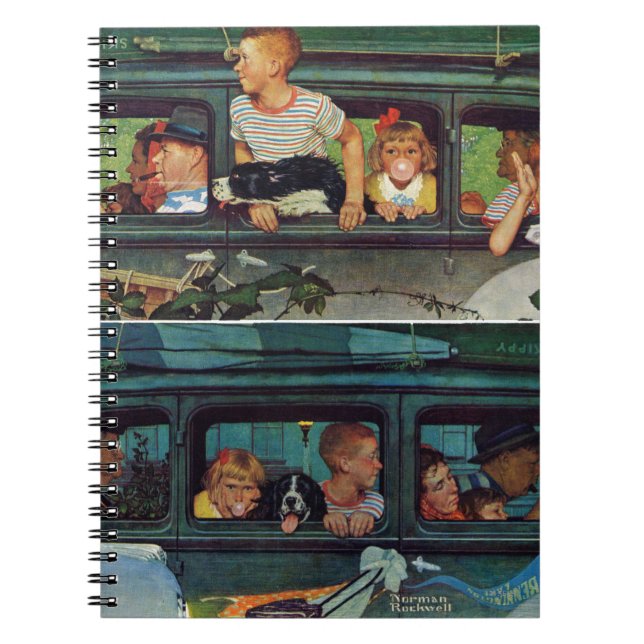 Caderno Espiral A caminho de Norman Rockwell (Frente)