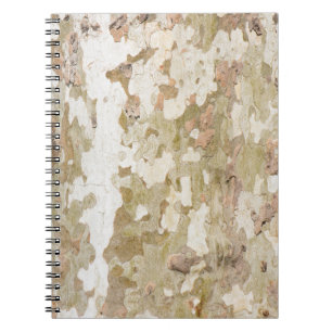 Caderno Espiral A camuflagem da árvore planificada parece um padr