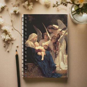 Caderno Espiral A canção dos anjos, Bouguereau