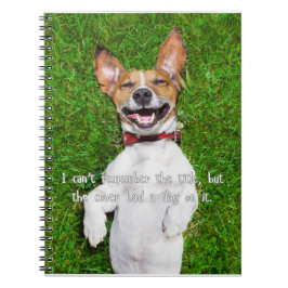 Caderno Espiral A Capa Tinha um Cachorro