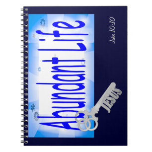 Caderno Espiral A chave à vida abundante v2 (10:10 de John)