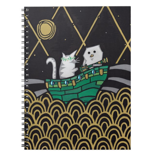 Caderno Espiral A Coruja e o Pussycat (Frente)