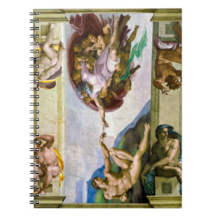 Caderno Espiral A Criação de Adão por Michelangelo