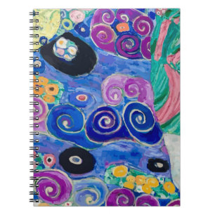 Caderno Espiral A donzela de Gustav Klimt
