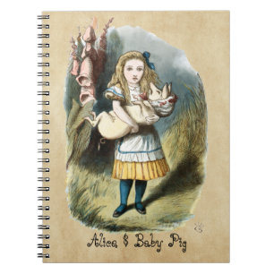 Caderno Espiral A enfermeira Alice, Porco Bebê no País das Maravil