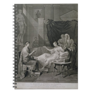 Caderno Espiral A entrevista de Augustus e de Cleopatra, gravada