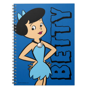 Caderno Espiral A entulho dos Flintstones   Betty